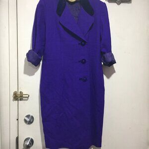 VINTAGE OBERON DOUBLE BREAST WOOL DRESSES SIZE 12